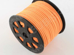 Замшевый шнур 03 плоский 3*1,5мм персиковый (1м)