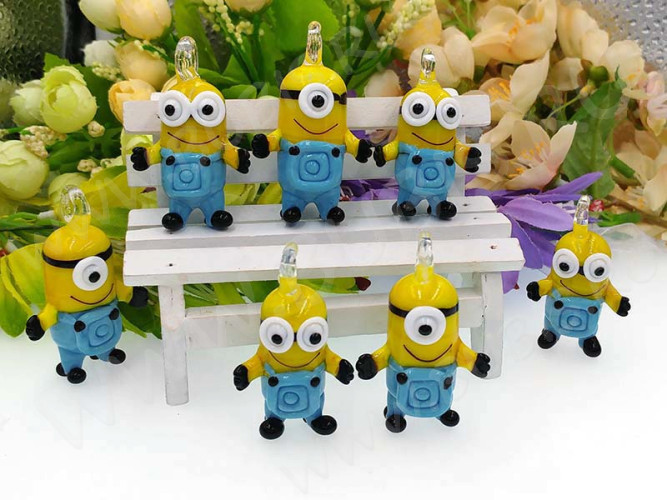 Кулон Миньон 02 50*30*20мм двуглазый (Lampwork)