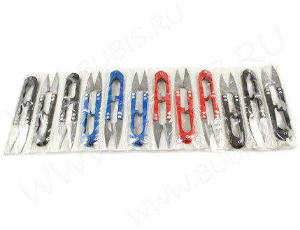 Кусачки 06 ножницы портновские металлические 105мм с цветными ручками (инструменты для бижутерии)