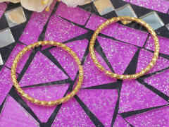 Кольцо декоративное 31 с огранкой витое разъёмное 25*25*1,7мм золотистое (Iron)