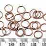 Купить (ОПТ) Колечки обычные 8*0,7мм античная медь (Iron) (100гр) с доставкой по России