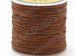 (СКИДКИ!!!) Нейлоновый шнур 17-К круглый 1мм коричневый (кат. ок.100м)