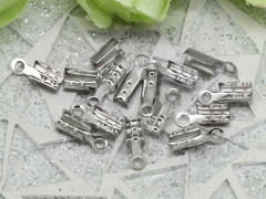 Зажимы №11 10*4*3мм цвет платины (Iron) (100шт.)