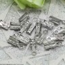 Купить Зажимы №11 10*4*3мм цвет платины (Iron) (100шт.) с доставкой по России