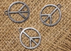 Подвеска Пацифик 03 двусторонняя 25,5*21*1,5мм античное серебро (литьё)