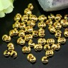 Купить Обжимная бусина 02 разъёмная покрывная 4*2,7мм золотистая (Brass) (10шт.) с доставкой по России