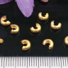 Обжимная бусина 02 разъёмная покрывная 4*2,7мм золотистая (Brass) (10шт.) Купить Обжимная бусина 02 разъёмная покрывная 4*2,7мм золотистая (Brass) (10шт.) с доставкой по России