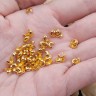 Обжимная бусина 02 разъёмная покрывная 4*2,7мм золотистая (Brass) (10шт.) Купить Обжимная бусина 02 разъёмная покрывная 4*2,7мм золотистая (Brass) (10шт.) с доставкой по России