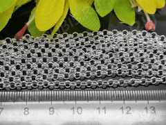 Цепочка I059 "Rolo" округлое звено 3*3мм серебристая (Iron) (50см)