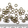 Купить Колечки обычные 4*0,7мм античная бронза (Iron) (7г ок. 200шт) с доставкой по России