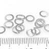 Купить Кольцо декоративное 19 Ронделька плоская 6*6*1мм серебристое (Brass) (10шт.) с доставкой по России