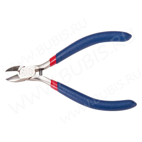 Кусачки 11 Бокорезы 110мм стальные на блистере с синими ручками (инструменты для бижутерии)