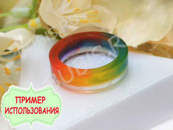 Молд 073 для эпоксидной смолы Кольцо простое 25,5*25,5*10мм (силикон)