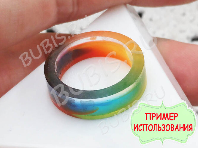 Молд 073 для эпоксидной смолы Кольцо простое 25,5*25,5*10мм (силикон)