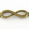 Купить 336 Коннектор Бесконечность вставка для браслетов 29*8*1,2мм античная бронза (литьё) (10шт) с доставкой по России