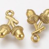 Подвеска Жёлуди 03 16,5*11*4мм античное золото (литьё) (10шт) Купить Подвеска Жёлуди 03 16,5*11*4мм античное золото (литьё) (10шт) с доставкой по России