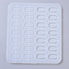 Молд 250 для эпоксидной смолы 160*150*7мм  Овалы (силикон)