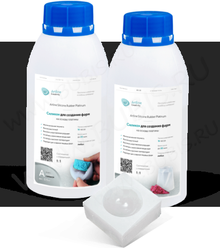 Силикон для заливки форм на основе платины Artline Silicone Platinum (1кг)