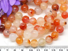 Бусина округлая 10мм Сердолик светлый (камни)