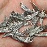 Купить (СКИДКИ!!!) Подвеска Крыло 03 3D 18,5*5*1,1мм античное серебро (литьё) (10шт.) с доставкой по России