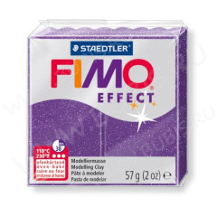 Полимерная глина FIMO Effect Фиолетовый с блестками 8020-602 (57г)