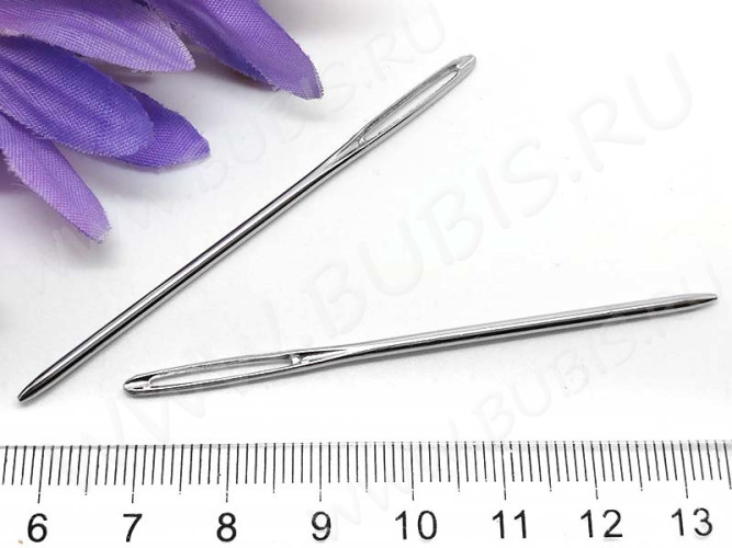 Игла 09 крупная 70*2мм цвет платины (Iron)