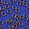 Колечки обычные 4*0,7мм античная медь (Iron) (7г ок. 200шт) Купить Колечки обычные 4*0,7мм античная медь (Iron) (7г ок. 200шт) с доставкой по России
