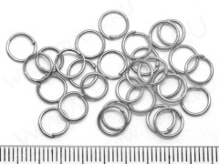 (ОПТ) Колечки обычные 7*0,7мм цвет платины (Iron) (100г)