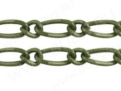 Цепочка I040 звенья 6*3мм и 3*2,5мм античная бронза (Iron) (50см)
