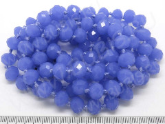 Бусина кристалл Абакус гранёный 10*10*7,5мм св.сине-фиолетовый полупрозрачный (имитация Сваровски)