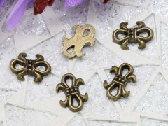 (СКИДКИ!!!) 121 Коннектор Петельки 11*7,5*1,9мм античная бронза (литьё) (10шт.)