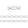 Цепочка S83 Овальные плоские звенья 16*6,5*1мм и 6*4,5*1,7мм цвет платины (Хирургическая сталь) (50см) Купить Цепочка S83 Овальные плоские звенья 16*6,5*1мм и 6*4,5*1,7мм цвет платины (Хирургическая сталь) (50см) с доставкой по России