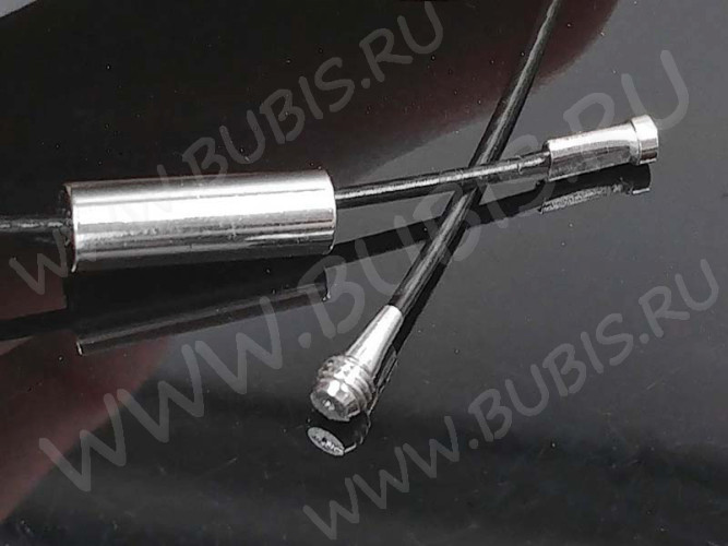 Замочек винтовой 12 с зажимами для ланки 12,5*4мм цвет платины (Brass)