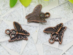 Подвеска Бабочка 17 14,3*13,6*2,2мм античная медь (литьё)
