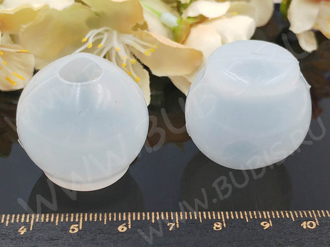 Молд 126 для эпоксидной смолы Шар Сфера диаметр 25мм (силикон)