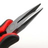 Купить Тонкогубцы (утконосы короткие) 09 без бороздок 130мм с красно-чёрными ручками (инструменты для бижутерии) с доставкой по России