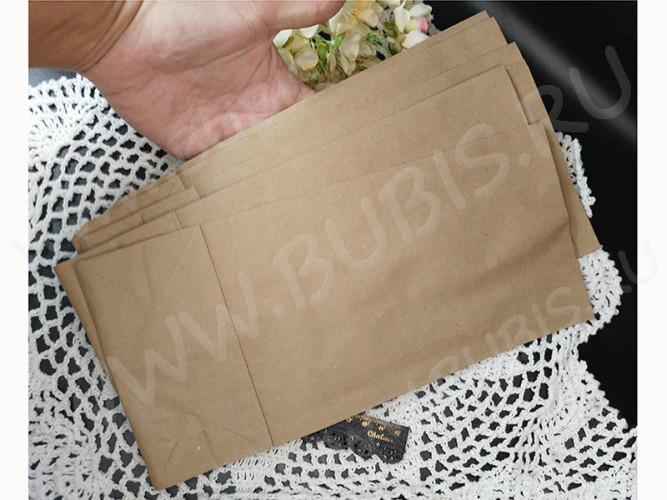 Пакет 34 Крафт бумажный 29*15*9см св.коричневый (упаковка) (10шт)