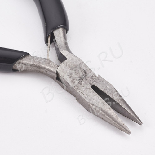 Тонкогубцы 28 утконосы МИНИ 80мм чёрные (инструменты для бижутерии)