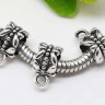 Купить Бусина с петлёй 037 Бейл Бабочки 11,5*7*6,5мм античное серебро (литьё) с доставкой по России