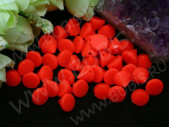 Бусина акриловая Шип 01 яркий 10*10*8,5мм неоновый рыжий непрозрачный (акрил) (5шт.)