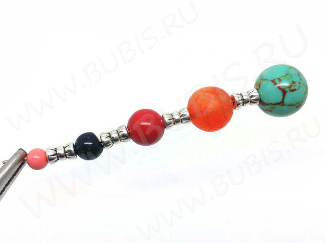 (СКИДКИ!!!) Бусина 072 трубочка Снопик 6*4*4мм античное серебро (литьё) (10шт.)