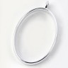 Подвеска Рамка 01 овал 39*24*5,8мм цвет платины (литьё) Купить Подвеска Рамка 01 овал 39*24*5,8мм цвет платины (литьё) с доставкой по России