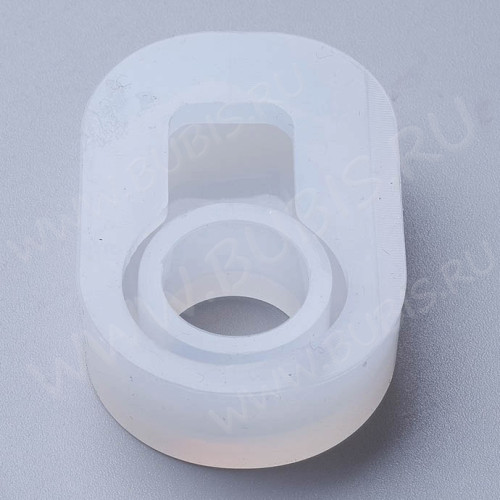 Молд 076 для эпоксидной смолы Кольцо перстень с большим "уголком" 40*28*11мм (силикон)