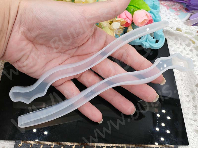 Молд 092 для эпоксидной смолы Палочка для волос Закладка 180*18*7,2мм (силикон)