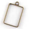 Купить Подвеска Рамка 02 Прямоугольник 34*21*3,6мм античная бронза (литьё) с доставкой по России