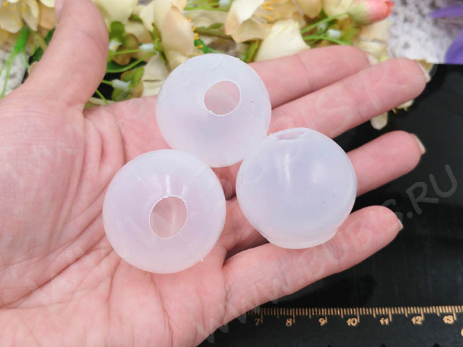 Молд 127 для эпоксидной смолы Шар Сфера диаметр 30мм (силикон)