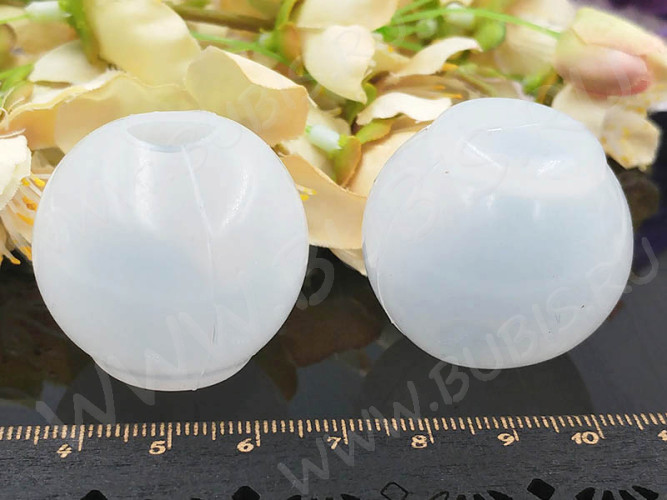 Молд 127 для эпоксидной смолы Шар Сфера диаметр 30мм (силикон)