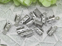 (СКИДКИ!!!) Зажимы №32 12*4*4мм цвет платины (Iron) (50шт)