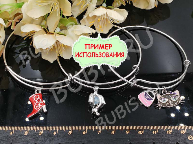 Подвеска Кошка 24 голова 23*14*1,2мм т.хаки (цветные подвески)