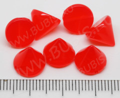 Бусина акриловая Шип 01 яркий 10*10*8,5мм св.красный полупрозрачный (акрил) (5шт.)